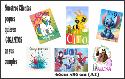 Carteleria hecho en De Los Santos Impresiones