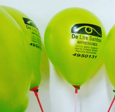 Globos hecho en De Los Santos Impresiones