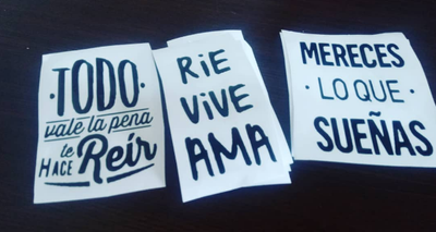 Ploteos hecho en De Los Santos Impresiones